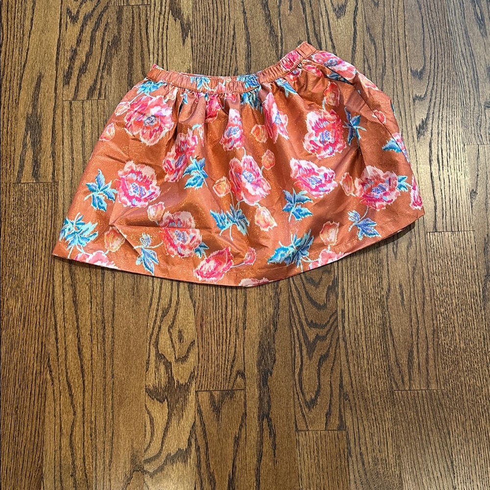 Gymboree Orange and Blue Skirt NWT Sz XL